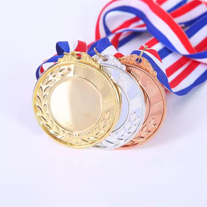 High Quality Customization Metal Zinc Alloy 3D Award Medal With Sublimation Ribbon